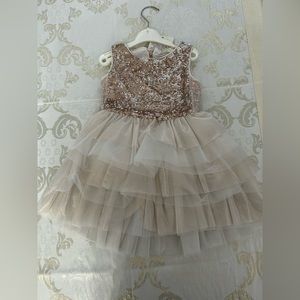 Toddler girl short sleeve dress